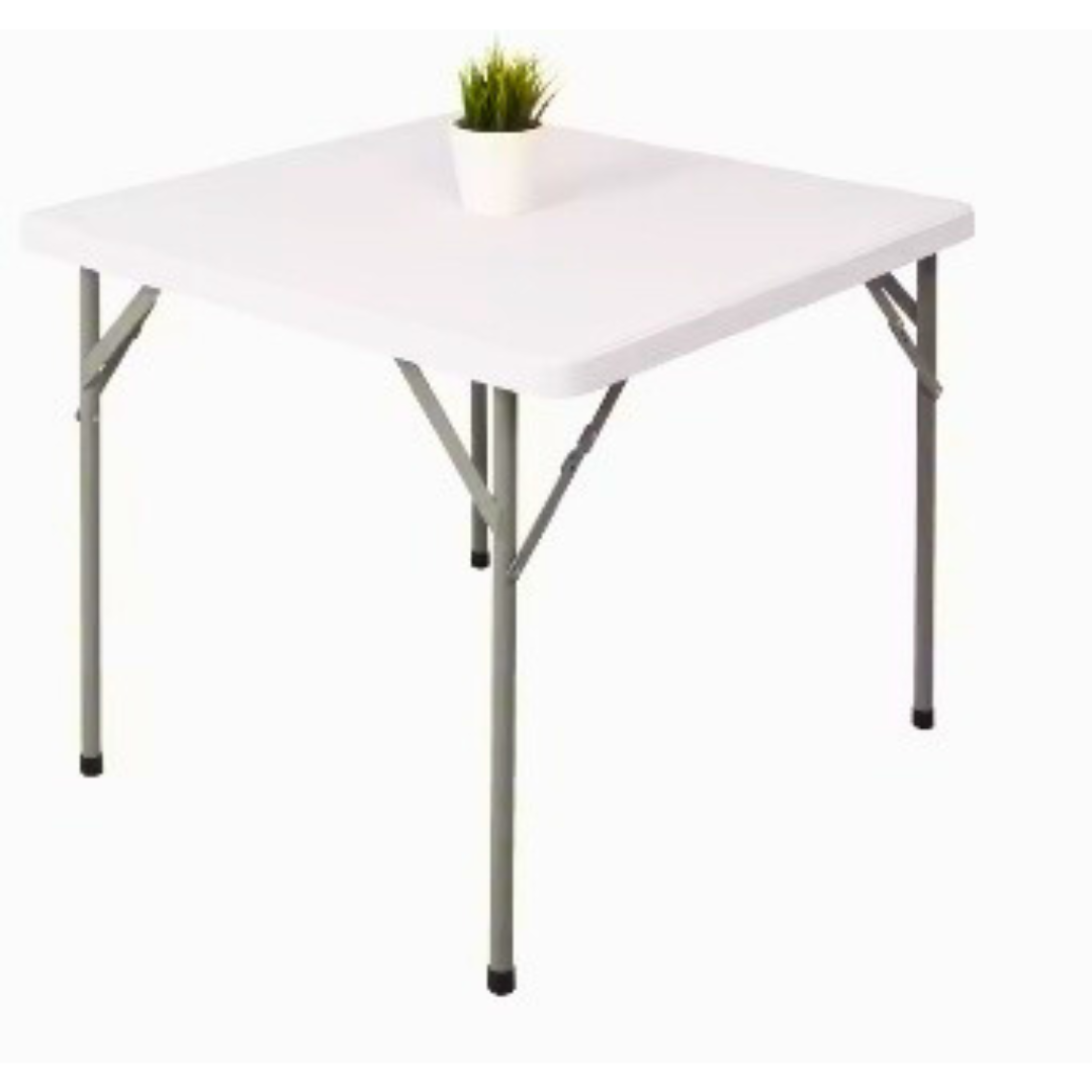 Mesa cuadrada plegable para 4 personas
