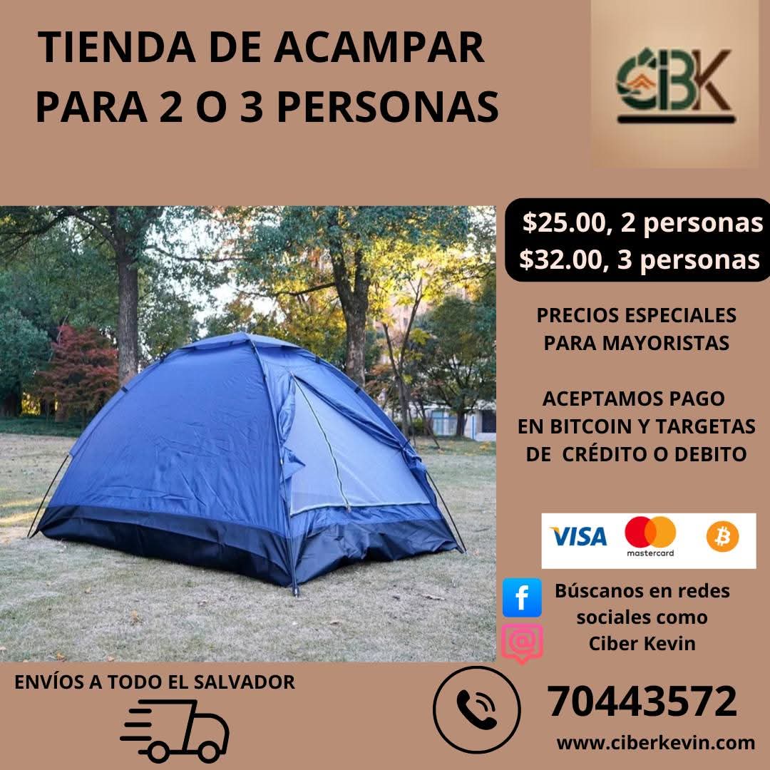 Tienda de Campaña Para 2 a 4 personas