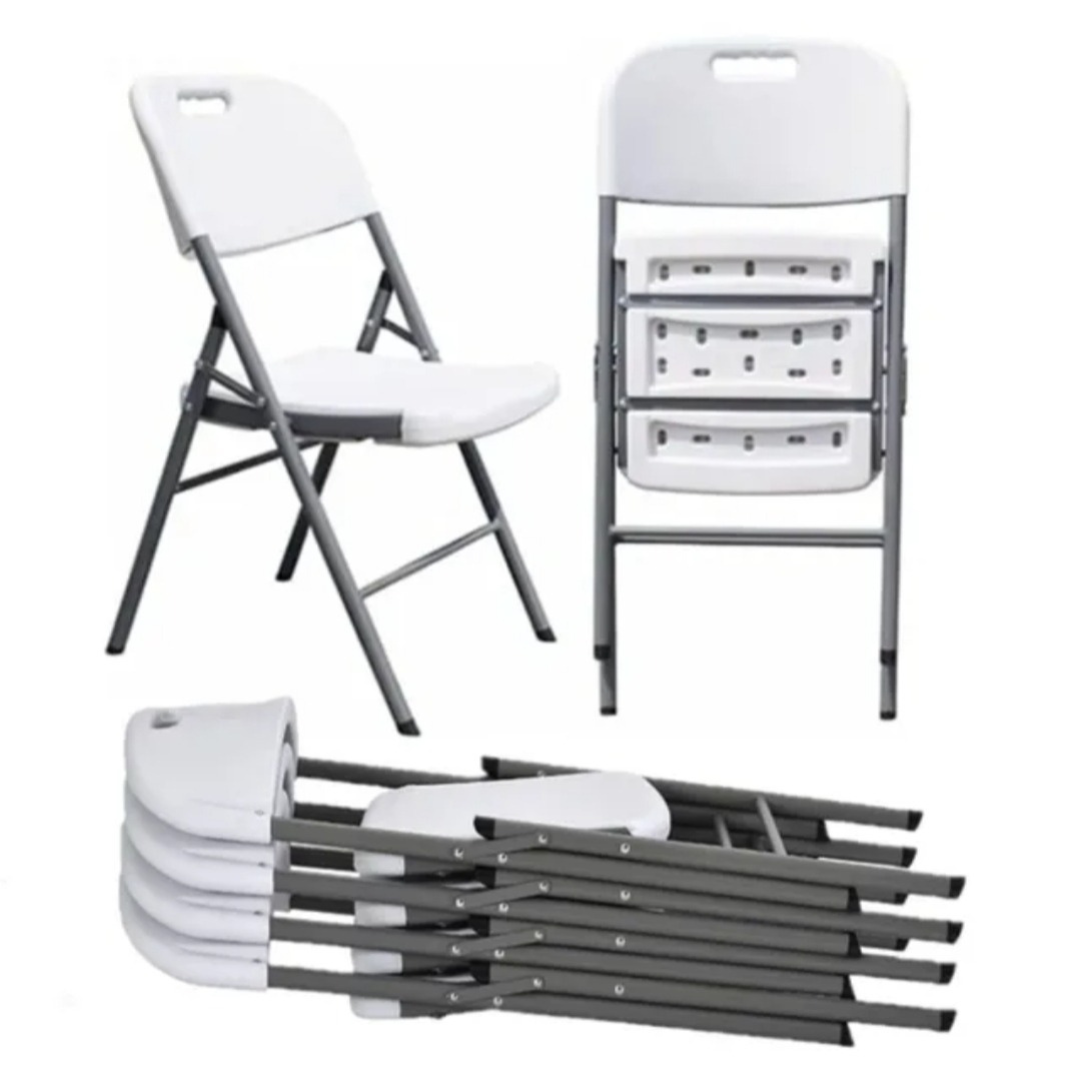 Silla Plegable Resistente y Versátil - Ideal para Eventos, Jardín y Más